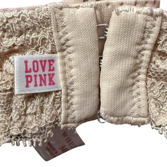 PINK by victoria's secret tan wireless bra size 34D - Picture 7 of 7